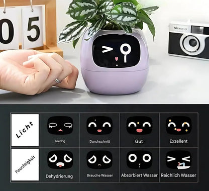 LumiPlant Smart | Automatischer Blumentopf mit Bewässerungssystem & LED-Licht