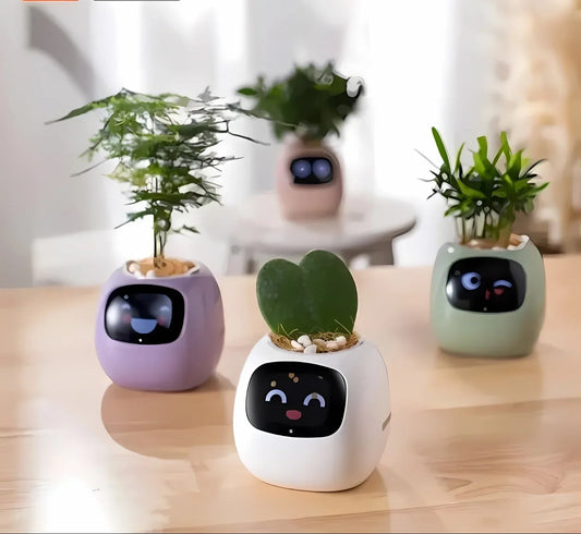 LumiPlant Smart | Automatischer Blumentopf mit Bewässerungssystem & LED-Licht