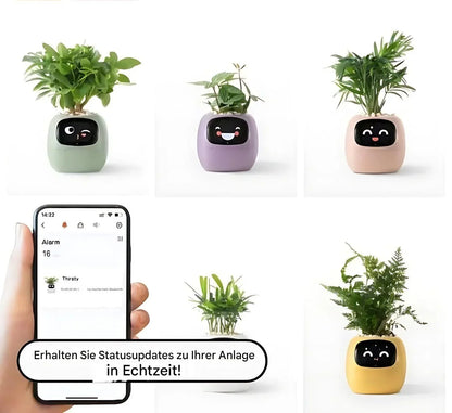 LumiPlant Smart | Automatischer Blumentopf mit Bewässerungssystem & LED-Licht
