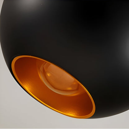 AppleGlow Pendelleuchte – Künstlerische E27 Hängelampe in Schwarz-Weiß mit Sonnendesign