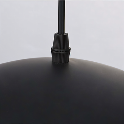 AppleGlow Pendelleuchte – Künstlerische E27 Hängelampe in Schwarz-Weiß mit Sonnendesign