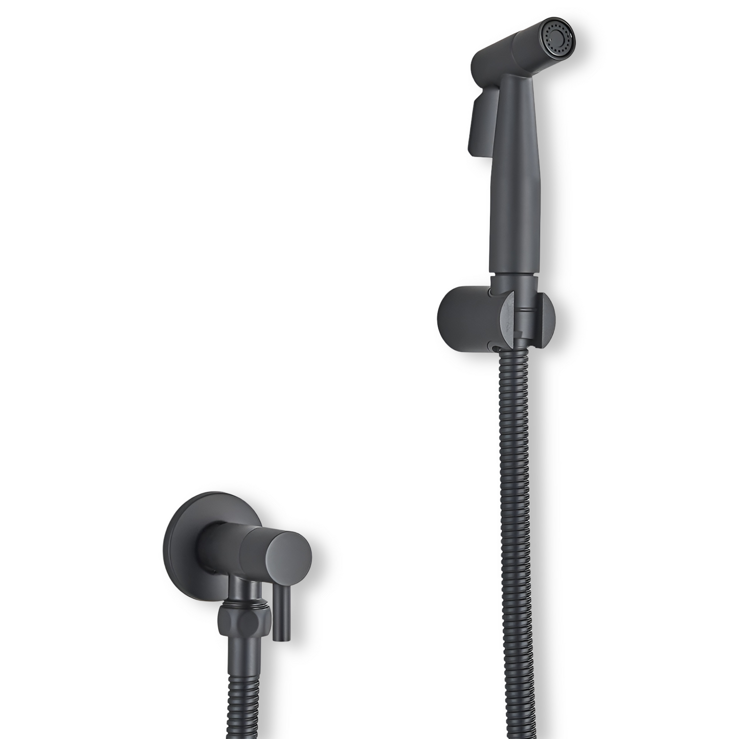 AquaGleam | Edelstahl Bidet-Sprühkopf mit Wandhalterung – Hygienisch & Langlebig