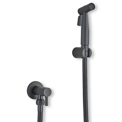 AquaGleam | Edelstahl Bidet-Sprühkopf mit Wandhalterung – Hygienisch & Langlebig