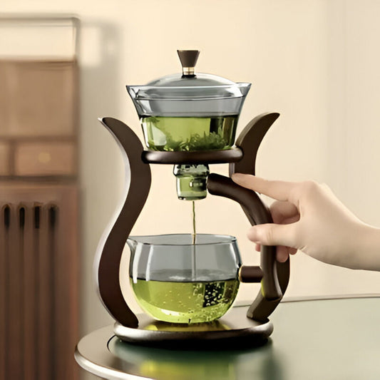 Serica Pour | Tropffreie Teekanne mit magnetischem Ausguss & Sieb – ergonomisch & handgefertigt