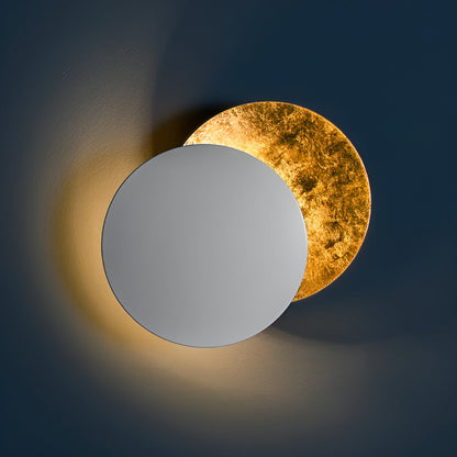 Lunara Halo | 360° drehbare LED-Wandleuchte mit ambientem Licht