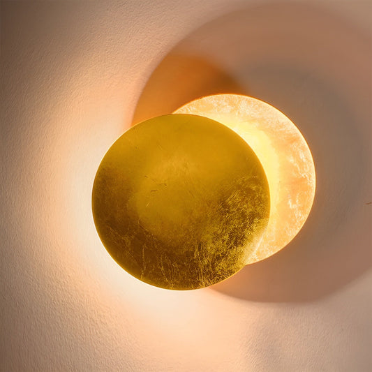 Lunara Halo | 360° drehbare LED-Wandleuchte mit ambientem Licht