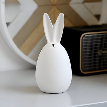 ConeyBliss Set | Minimalistische Keramik-Osterhasen in Weiß – stilvolle Frühlingsdeko