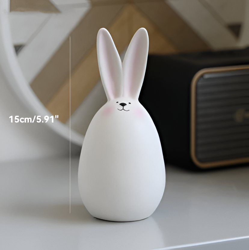 ConeyBliss Set | Minimalistische Keramik-Osterhasen in Weiß – stilvolle Frühlingsdeko