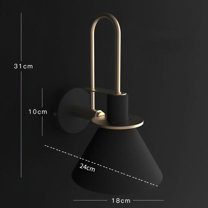Zoralia | Postmoderne LED-Wandleuchte im trompetenförmigen Design