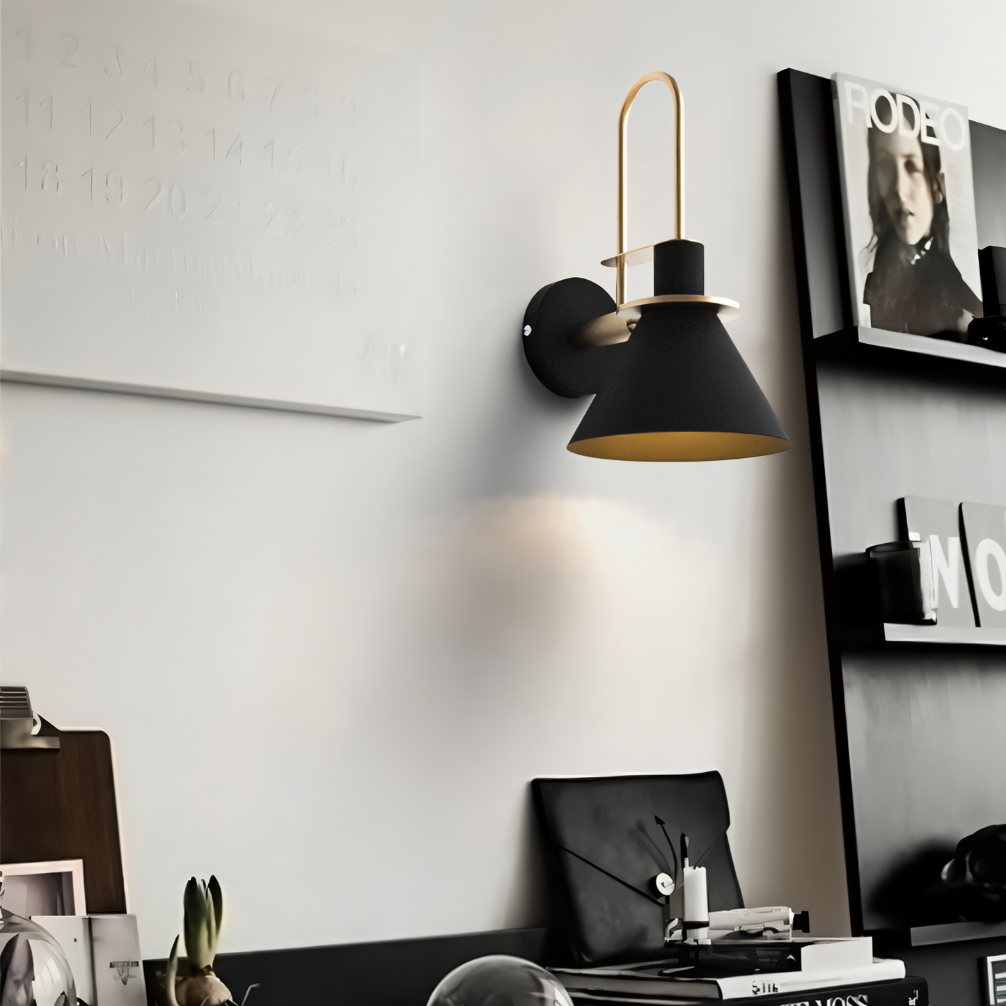 Zoralia | Postmoderne LED-Wandleuchte im trompetenförmigen Design