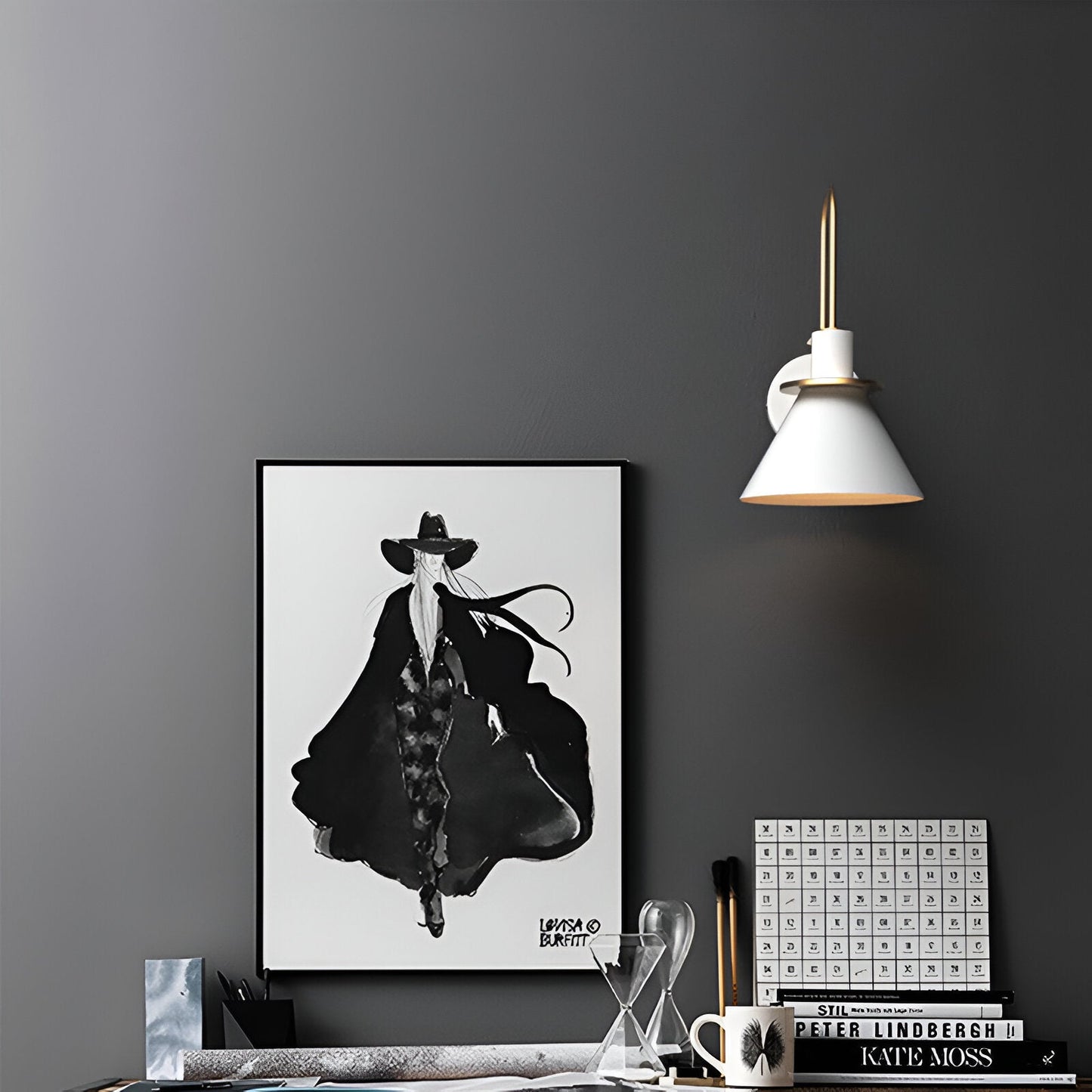 Zoralia | Postmoderne LED-Wandleuchte im trompetenförmigen Design