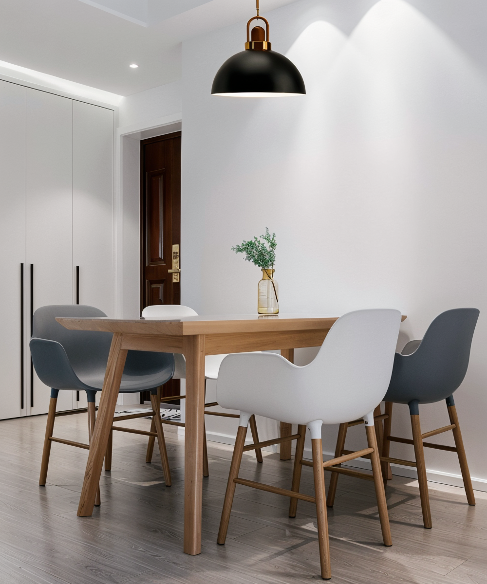 LumiMacaron Lampe | Nordische Metall-Pendelleuchte mit LED, modernes Macaron-Design