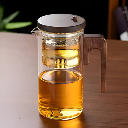 Vitrella Brew | Glas-Teekanne mit Sieb für losen Tee im stilvollen Design