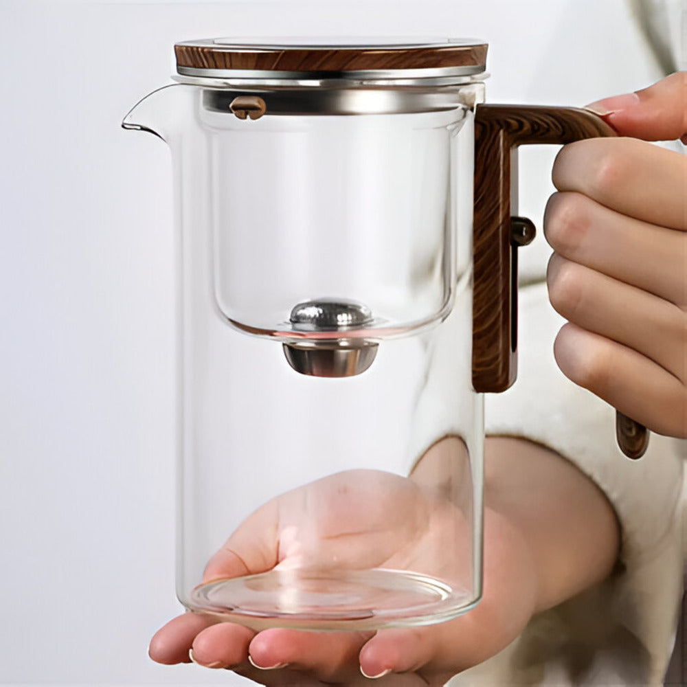 Vitrella Brew | Glas-Teekanne mit Sieb für losen Tee im stilvollen Design