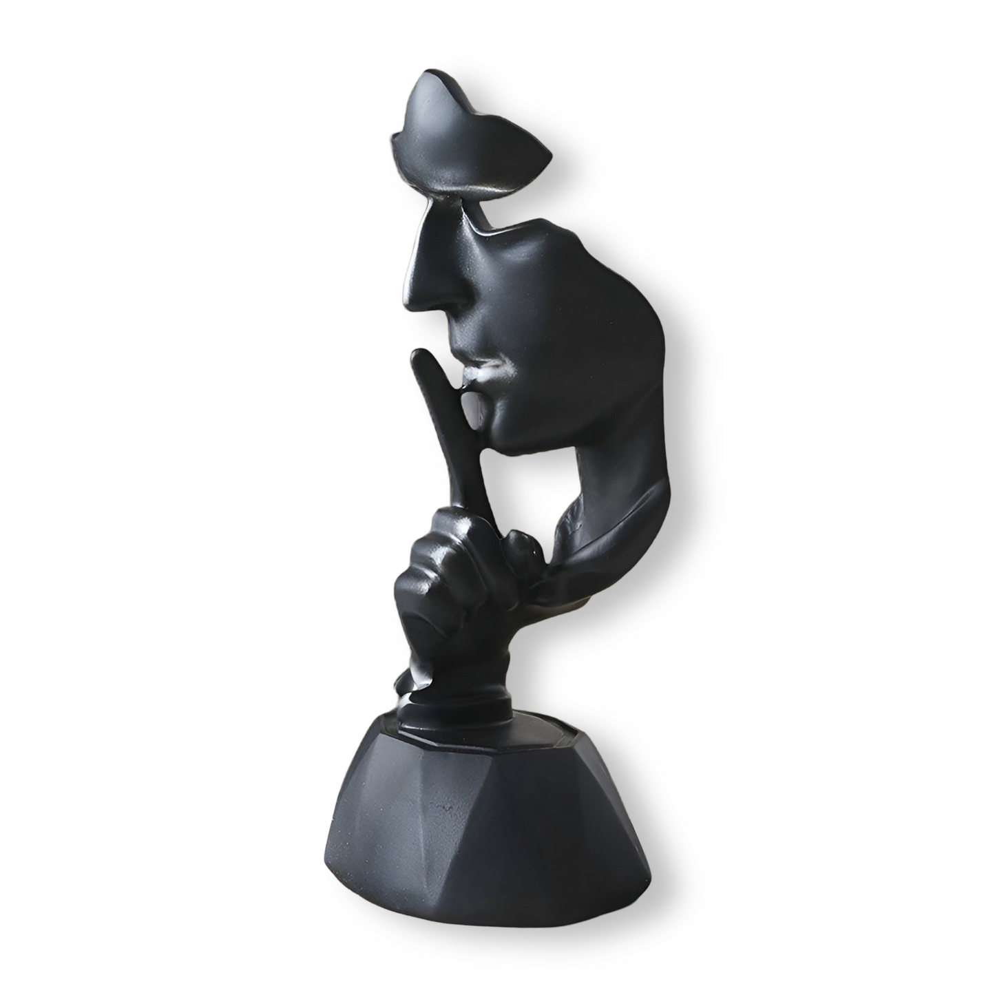 Expressive Face – Moderne abstrakte Gesichtsskulptur aus Harz für stilvolle Deko in Wohnzimmer & Büro