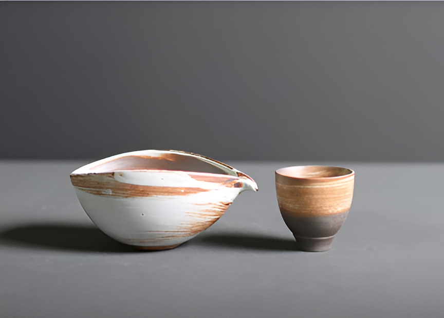 Chashiro Set | 4-teiliges Matcha-Set aus Bambus und Keramik im Japanischen Stil