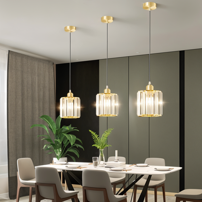 Aegis – Elegante LED Pendelleuchte für Esszimmer, Wohnzimmer & Hal