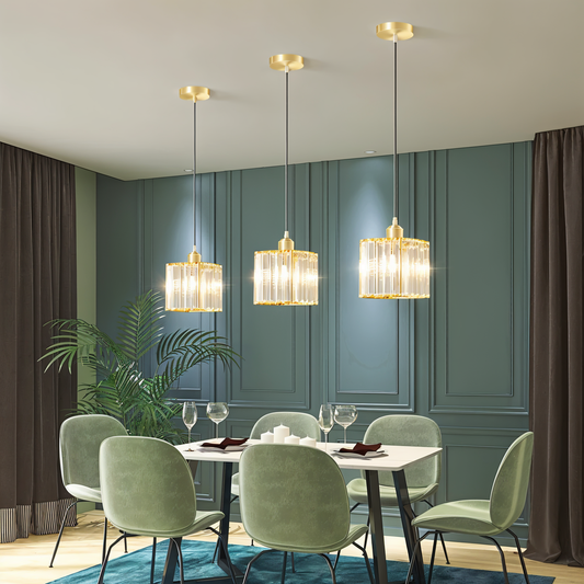 Aegis – Elegante LED Pendelleuchte für Esszimmer, Wohnzimmer & Hal