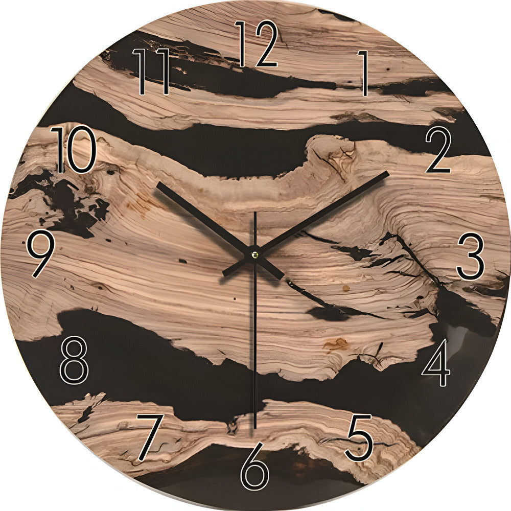 Arista Lignum | Minimalistische Wanduhr aus Holz im skandinavischen Design