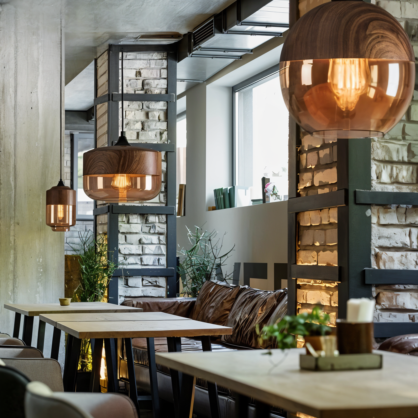 Nordic Gleam – Moderne Retro Glas Pendelleuchte im Loft-Stil