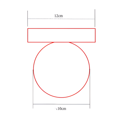 PearlPop Wandleuchte | Weißes Glas & Metall | Warmweißes LED-Licht | Stilvolle Wandbeleuchtung