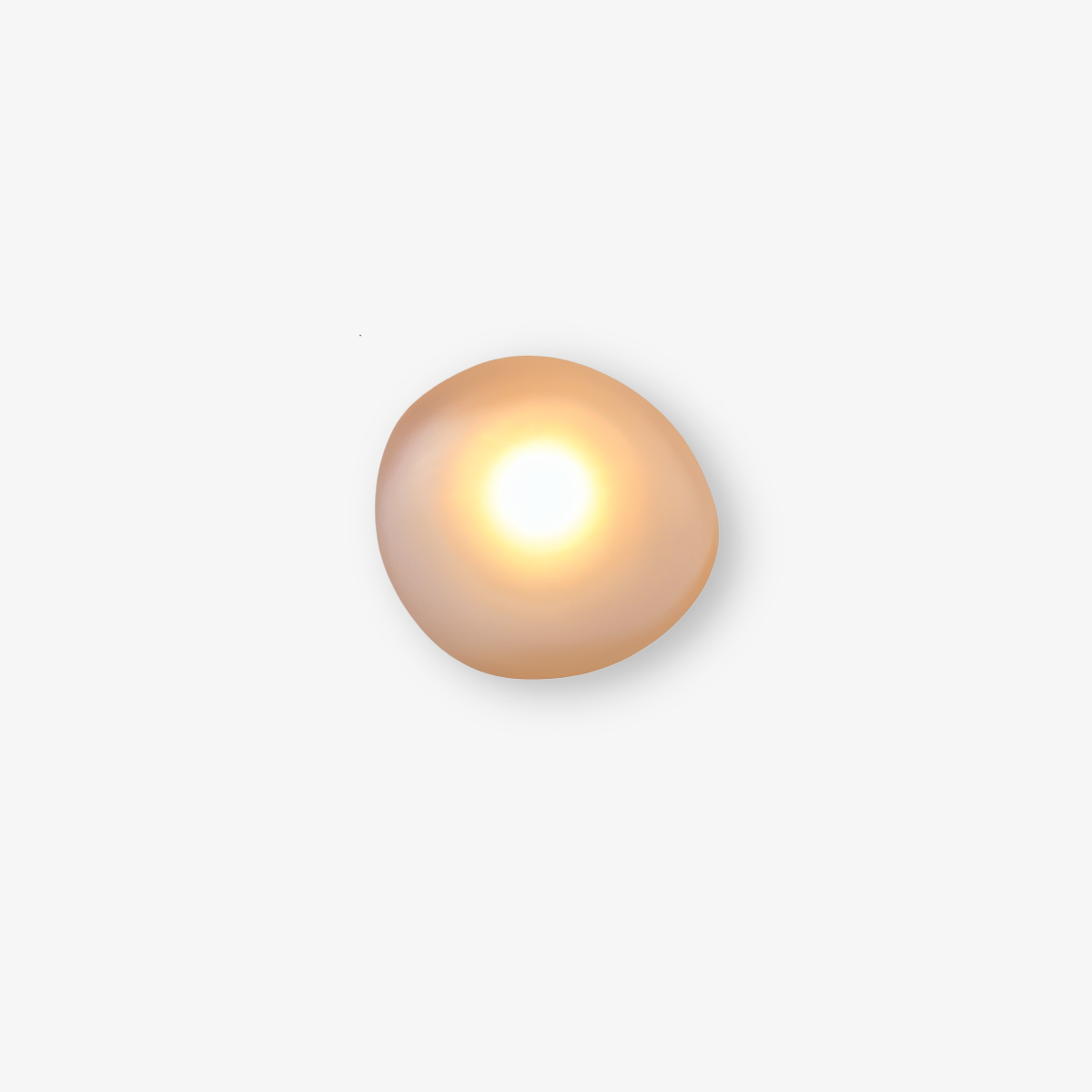 PebbleHue WallLight | LED Glas-Wandleuchte | Nordisches Design & Warmweißes Licht