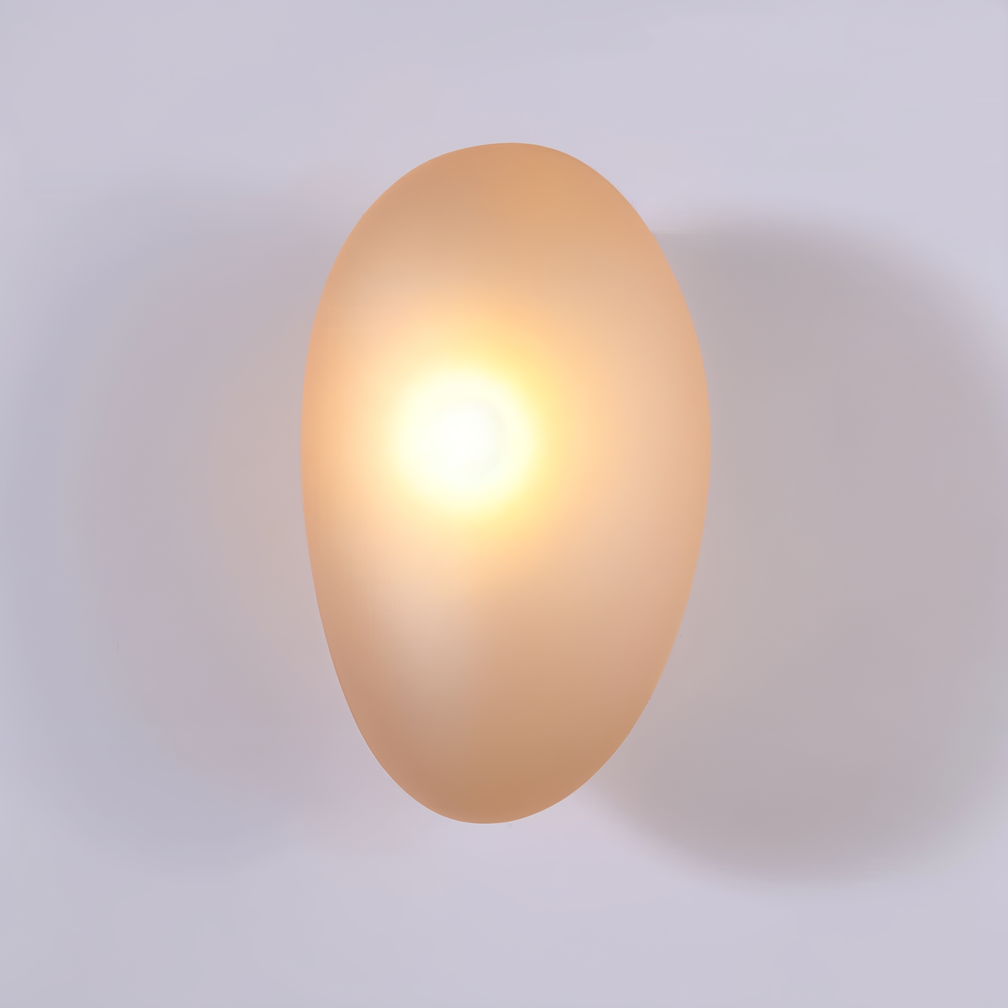 PebbleHue WallLight | LED Glas-Wandleuchte | Nordisches Design & Warmweißes Licht