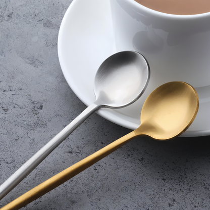 Liora Spoons | 4-teiliges Teelöffelset aus buntem Edelstahl
