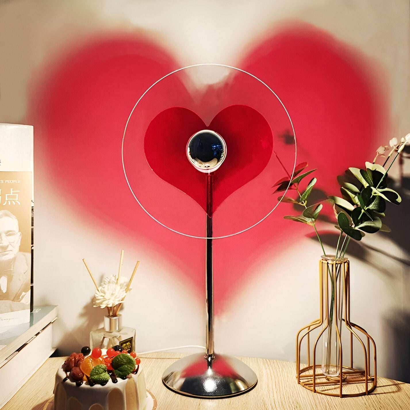 Sylinaea - Retro LED Tischlampe mit Scheibendesign