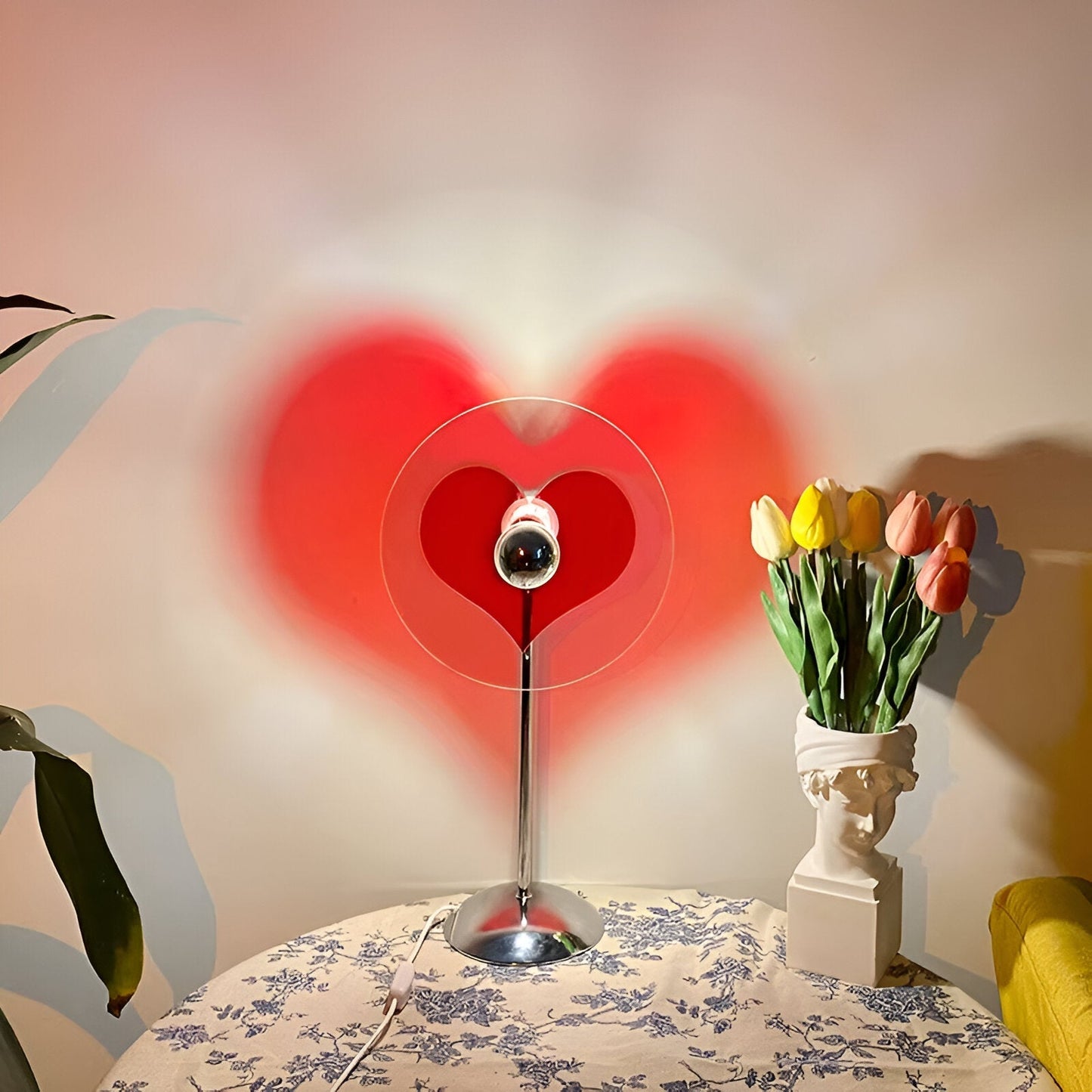 Sylinaea - Retro LED Tischlampe mit Scheibendesign
