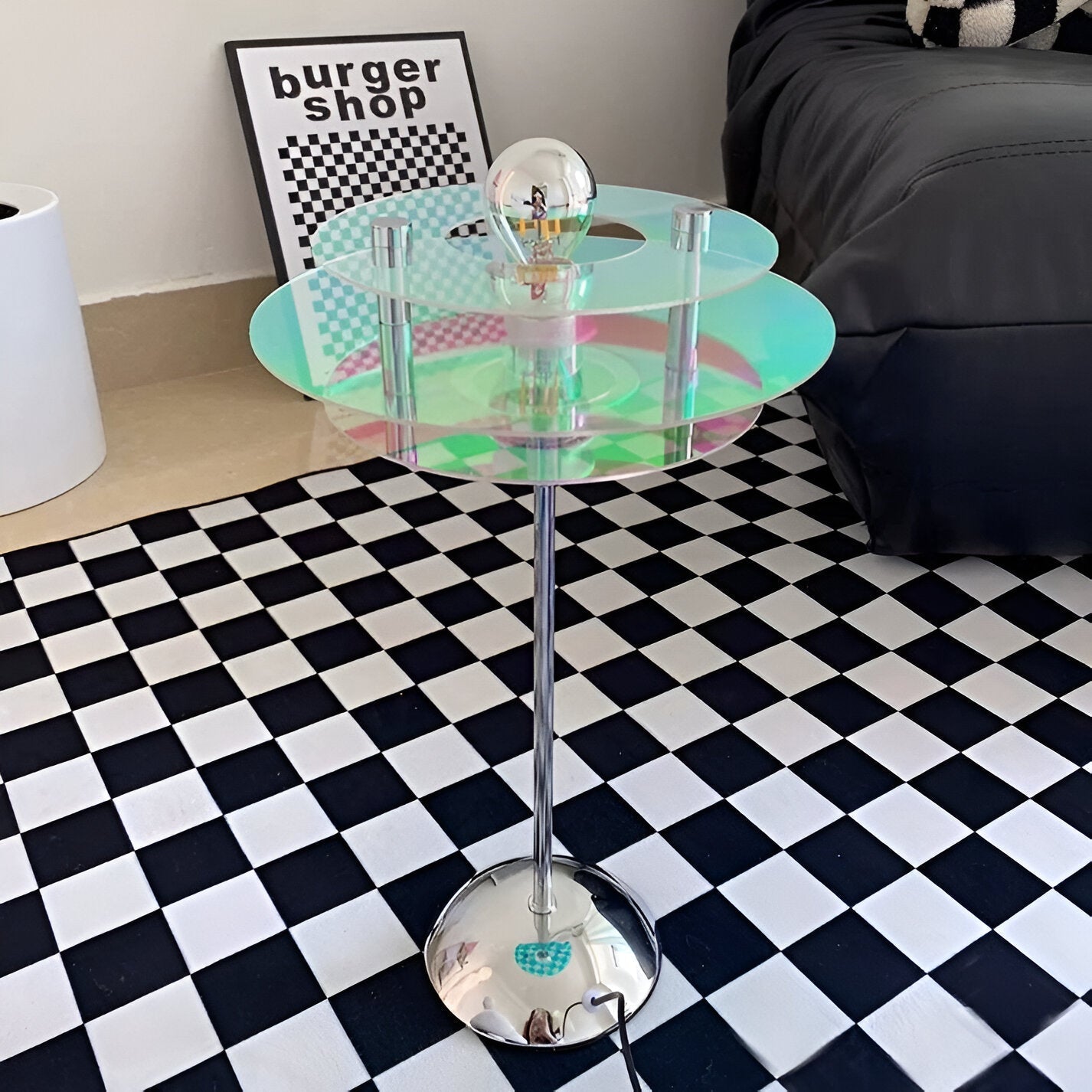 Sylinaea - Retro LED Tischlampe mit Scheibendesign