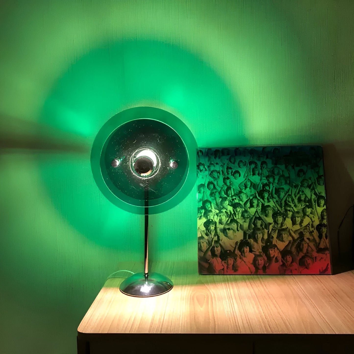 Sylinaea - Retro LED Tischlampe mit Scheibendesign