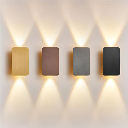 GlowForm Mini | Rechteckige LED-Wandleuchte im minimalistischen Stil für warmes Ambiente