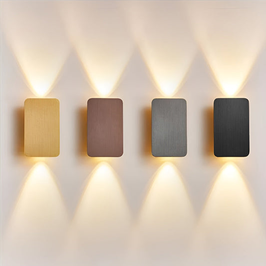 GlowForm Mini | Rechthoekige LED-wandlamp in minimalistische stijl voor een warme sfeer 