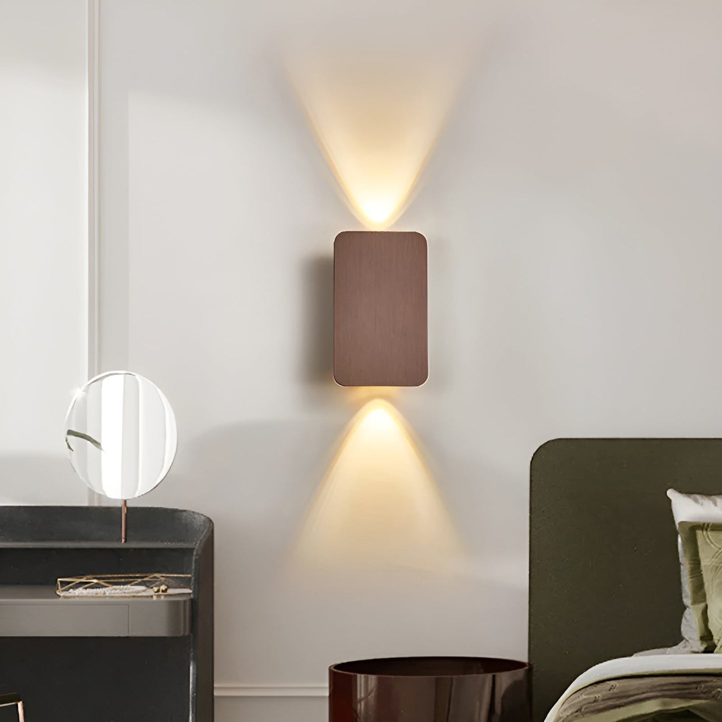 GlowForm Mini | Rechteckige LED-Wandleuchte im minimalistischen Stil für warmes Ambiente