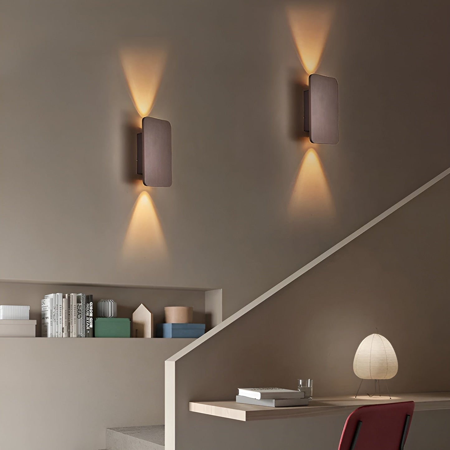 GlowForm Mini | Rechteckige LED-Wandleuchte im minimalistischen Stil für warmes Ambiente