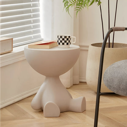 Cirvala | Runde Couchtisch mit eleganter Marmoroptik
