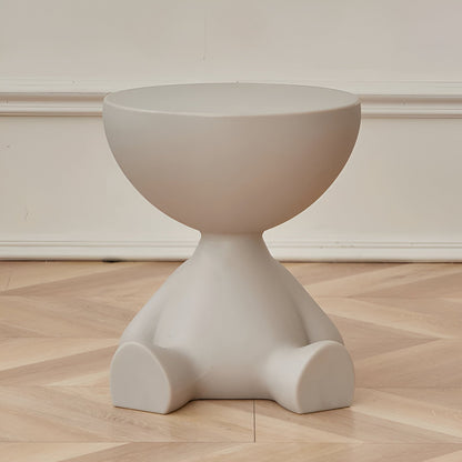 Cirvala | Runde Couchtisch mit eleganter Marmoroptik