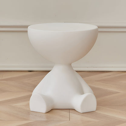 Cirvala | Runde Couchtisch mit eleganter Marmoroptik