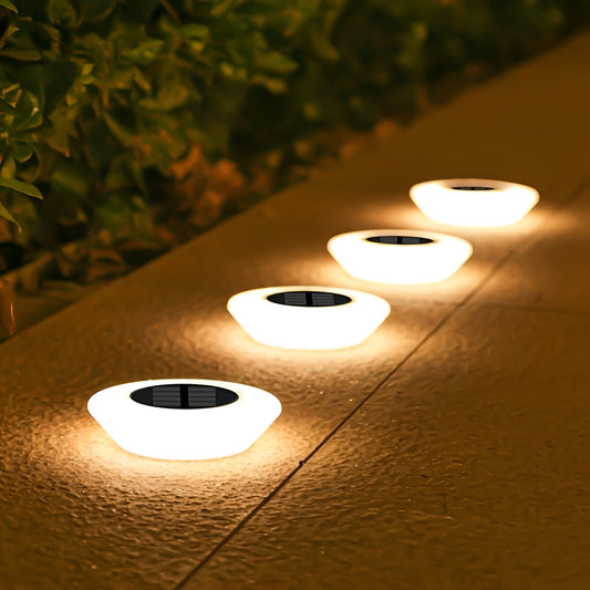 LumiPath Nova | Solarbetriebene LED Gartenleuchte für stilvolle Außenbeleuchtung