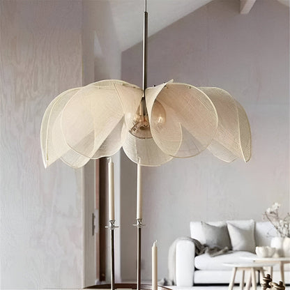 Floruma Lune | Pendelleuchte im floralen Boho-Design aus Glas