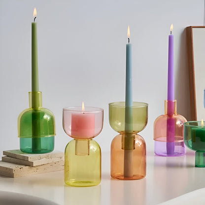 Moderne kandelaar in cilindervorm – multifunctioneel als vaas of decoratie van keramiek