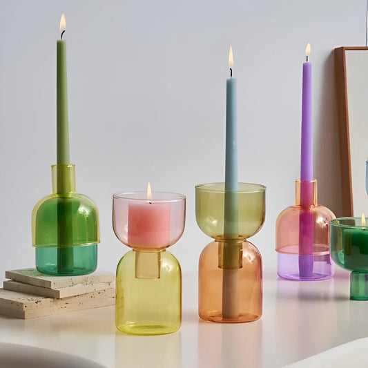 Moderne kandelaar in cilindervorm – multifunctioneel als vaas of decoratie van keramiek