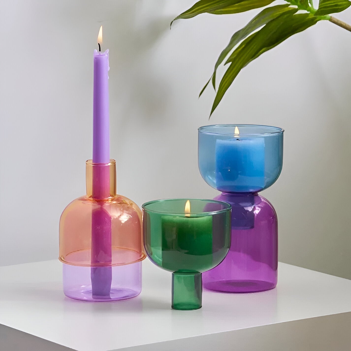 Moderne kandelaar in cilindervorm – multifunctioneel als vaas of decoratie van keramiek