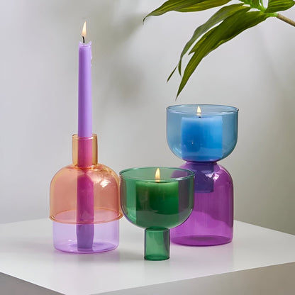 Moderne kandelaar in cilindervorm – multifunctioneel als vaas of decoratie van keramiek