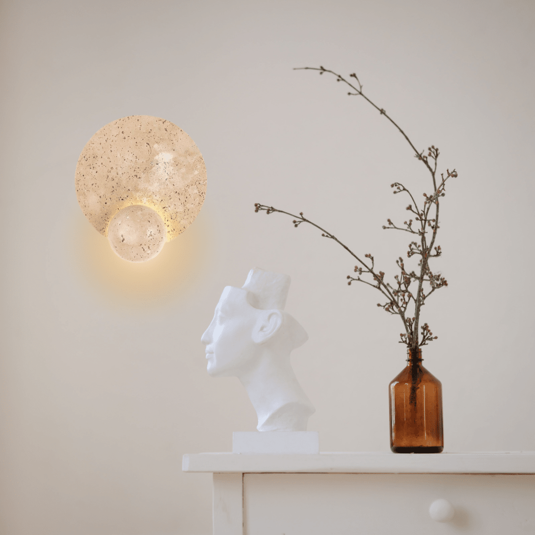 Kreatieve minimalistische LED-wandlamp – modern design van metaal en glas