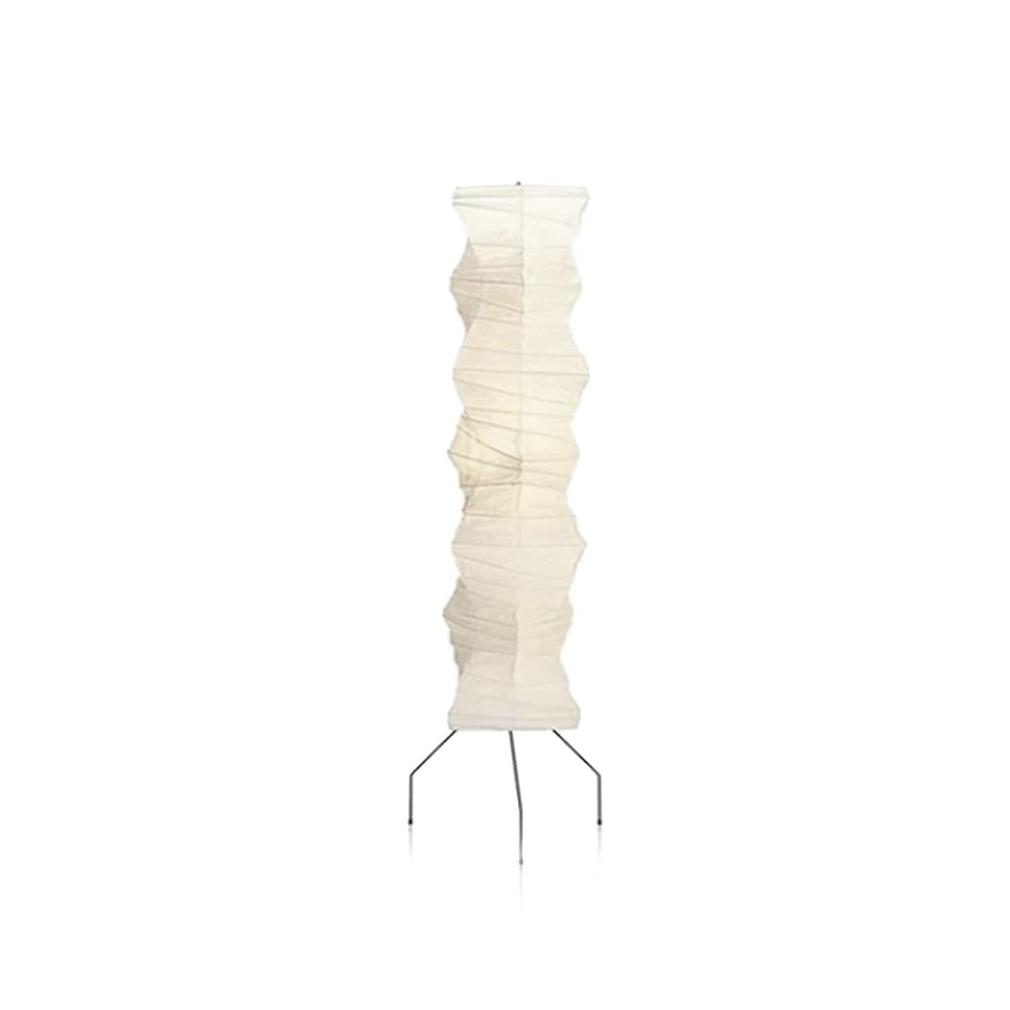 Yunari Flow | Bodenlampe aus Reispapier im japanischen Wabi-Sabi-Stil