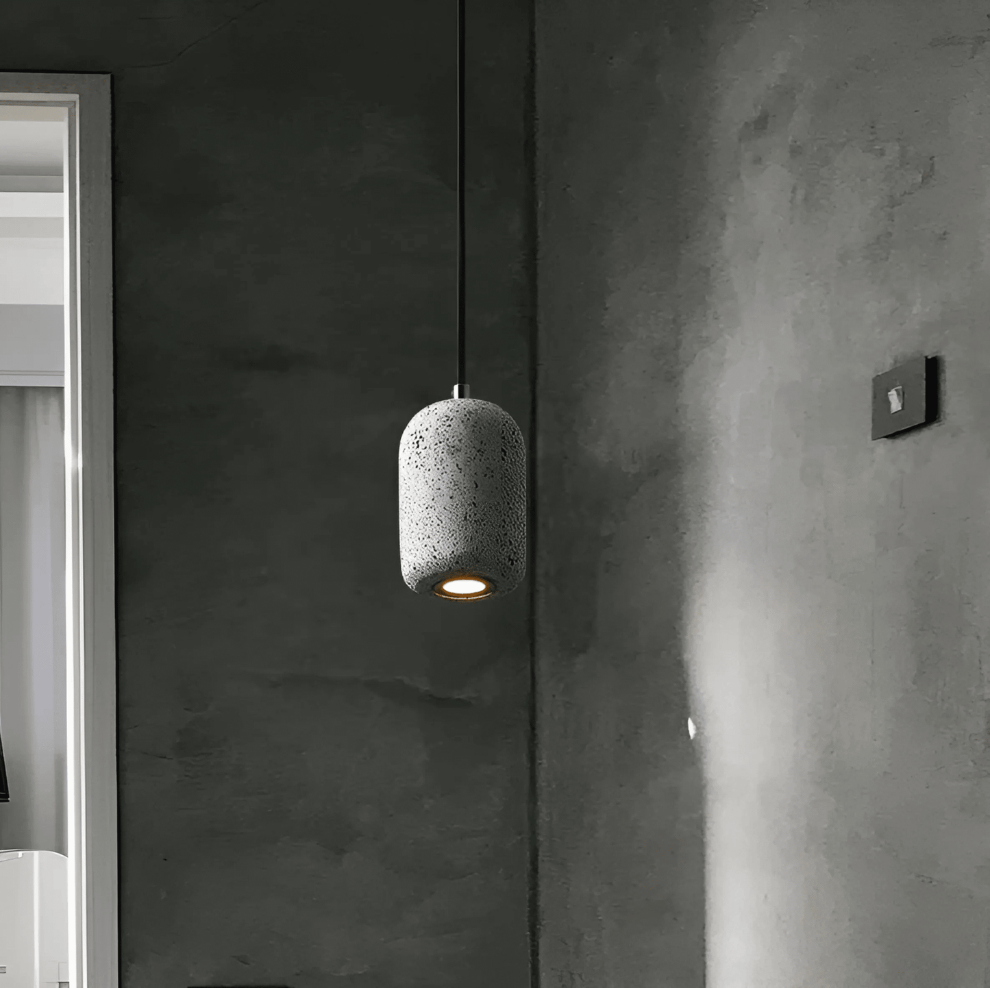 Kiva Cast | Hängeleuchte aus Beton im Industrial-Design mit LED-Technik
