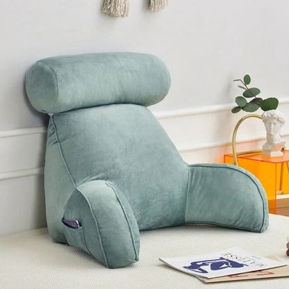 ComfyBack – Ergonomische Rückenstütze mit Armlehnen & Kopfstütze