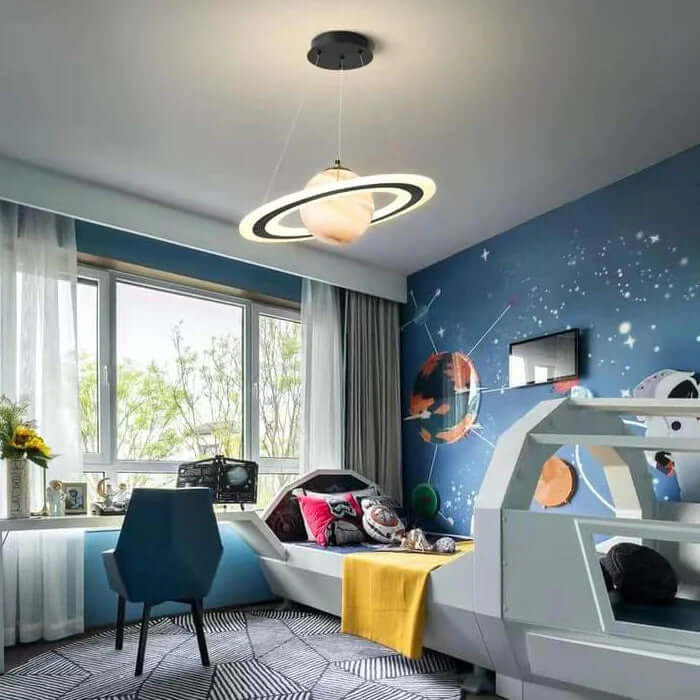 Stellumo Orbit | LED-Hängeleuchte im fantasievollen Planetendesign fürs Kinderzimmer